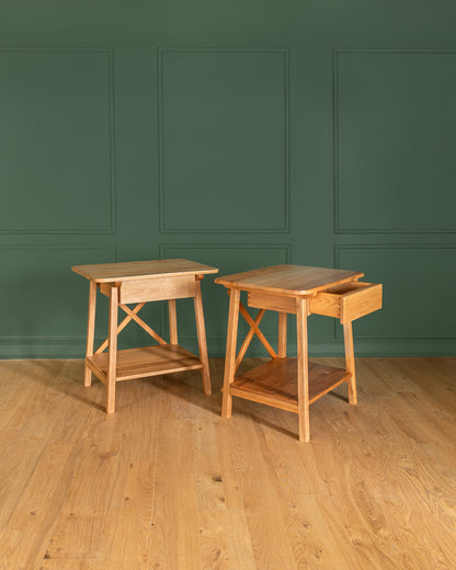 Velador Greene con repisa